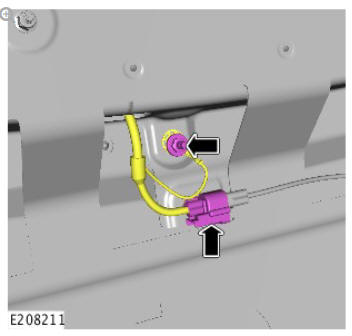 Pedestrian protection system pedestrian protection system airbag (G2158917) removal and installation