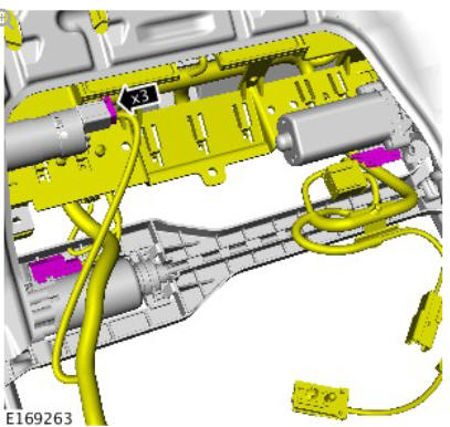 Front row seat track - vehicles with- power seats (G1780408) removal and installation