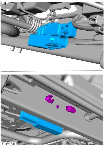 Front row seat track - vehicles with- power seats (G1780408) removal and installation