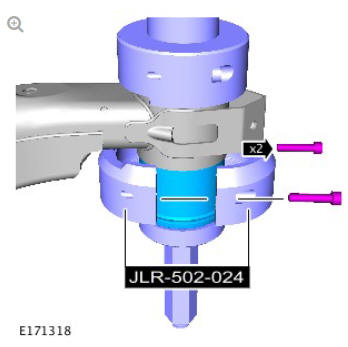 Uni-body, subframe and mounting system rear subframe bushing (g1779466) removal and installation