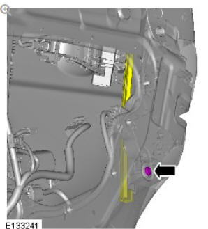 Rear door latch (G1791774) removal and installation