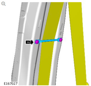 Front safety belt retractor (G1780631) removal and installation