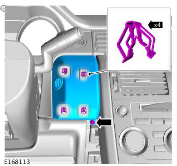 Supplemental restraint system driver lower airbag module (G1785723) removal and installation