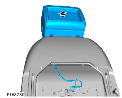 Front row seat head restraint (G1780398) removal and installation