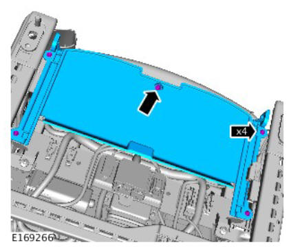 Front row seat track - vehicles with- power seats (G1780408) removal and installation