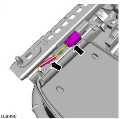 Front row seat track - vehicles with- power seats (G1780408) removal and installation