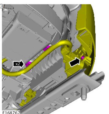 Front row seat track - vehicles with- power seats (G1780408) removal and installation