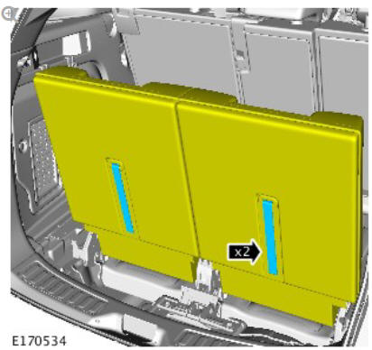 Third row seat (G1808245) removal and installation