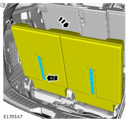 Third row seat (G1808245) removal and installation
