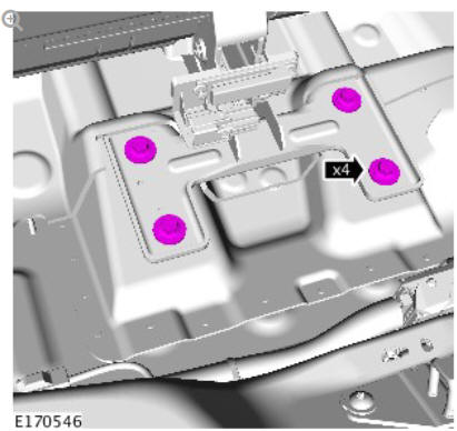 Third row seat (G1808245) removal and installation