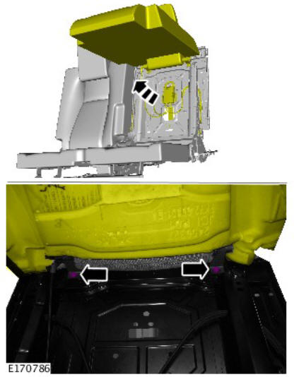 Third row seat backrest cover (G1808263) removal and installation