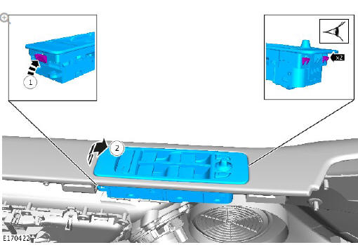 Passenger door window control switch (G1805066) removal and installation