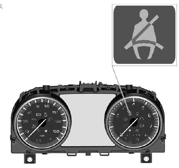 SEATBELT WARNING INDICATOR