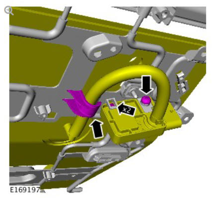 Front row passenger seat cushion heater element - vehicles with- power seats (G1780412) removal and installation