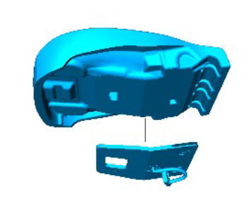 Front row passenger seat cushion heater element - vehicles with- power seats (G1780412) removal and installation