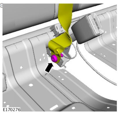 Rear seat backrest cover (G1796021) removal and installation