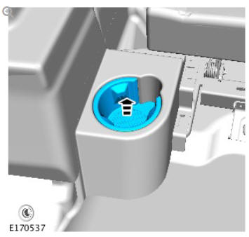 Rear safety belt retractor (G1809589) removal and installation