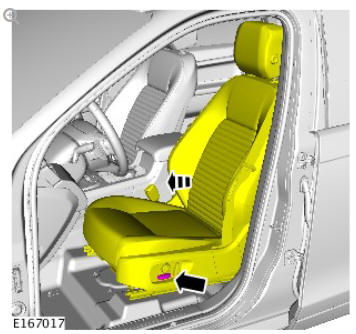 Front safety belt retractor (G1780631) removal and installation
