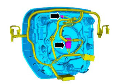Supplemental restraint system driver airbag module (G1785722) removal and installation