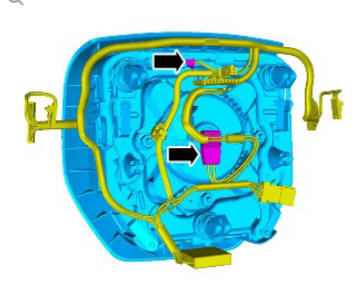 Supplemental restraint system driver airbag module (G1785722) removal and installation