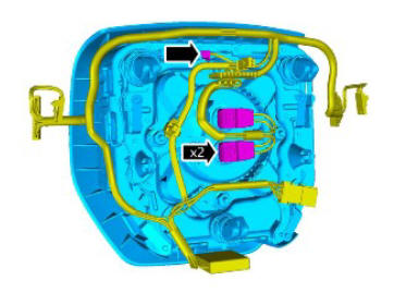 Supplemental restraint system driver airbag module (G1785722) removal and installation