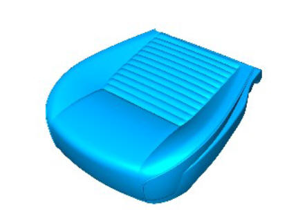 Front row seat cushion cover - vehicles with- power seats (G1780407) - Removal