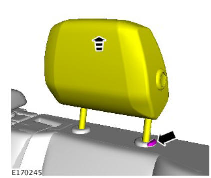 Rear seat backrest cover (G1796021) removal and installation