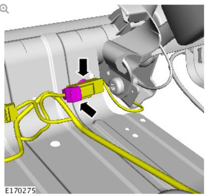 Rear seat backrest cover (G1796021) removal and installation