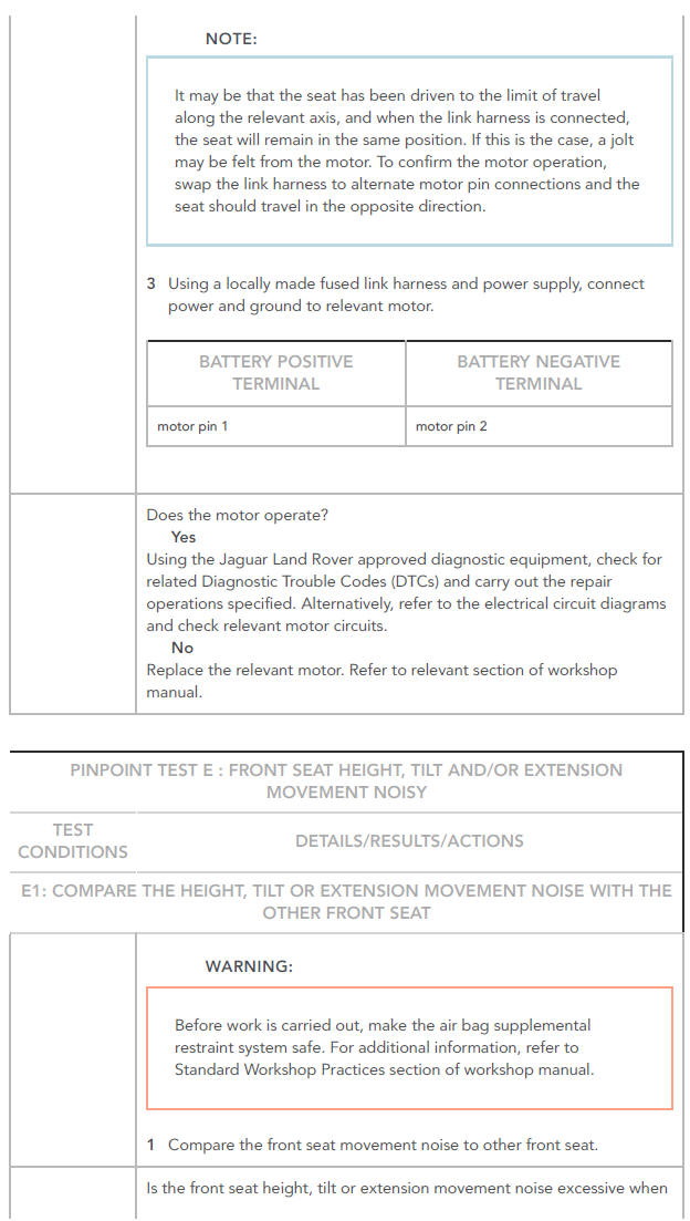 PINPOINT TESTS