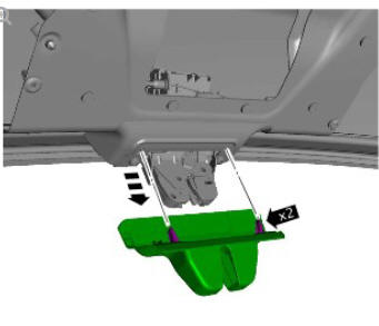 Liftgate latch (G1794531) removal and installation