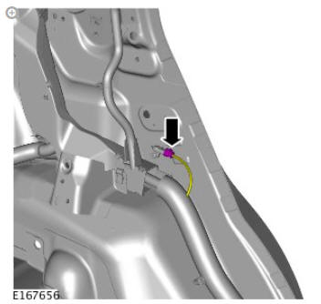 Supplemental restraint system 'C' pillar side impact sensor (G1785149) removal and installation