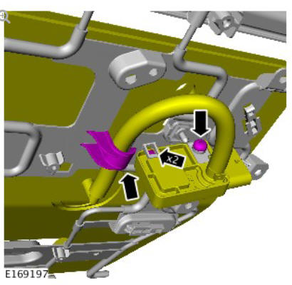 Front row passenger seat cushion - vehicles with- power seats (G1780416) removal and installation