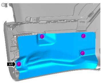 Hands free tailgate sensor (G1890141) removal and installation