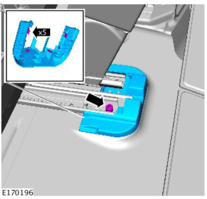 Rear seat (G1817116) removal and installation