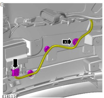 Hands free tailgate sensor (G1890141) removal and installation