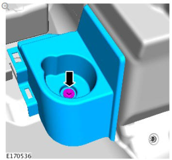 Rear safety belt retractor (G1809589) removal and installation