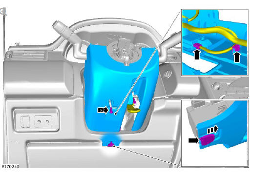 Supplemental restraint system clockspring (G1785538) removal and installation