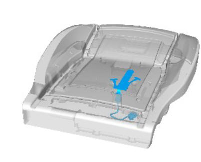 Front row passenger seat cushion - vehicles with- power seats (G1780415) removal and installation