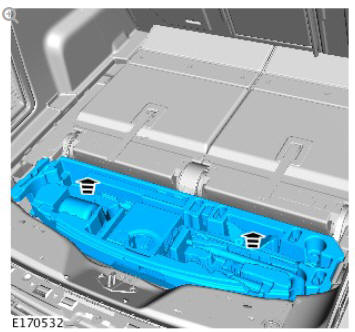 Rear safety belt retractor (G1809589) removal and installation