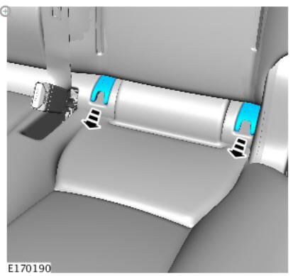 Rear seat (G1817116) removal and installation