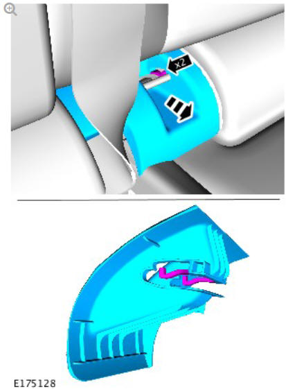 Rear seat (G1817116) removal and installation
