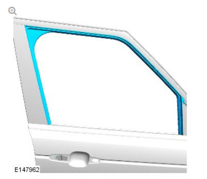 Body closures front door (G1785716) removal and installation