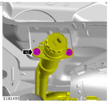 Front end body panels secondary bulkhead centre panel - ingenium I4 2.0l diesel (G1893371) removal and installation