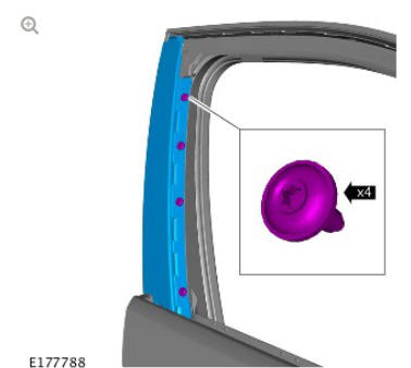 Body closures front door (G1785716) removal and installation