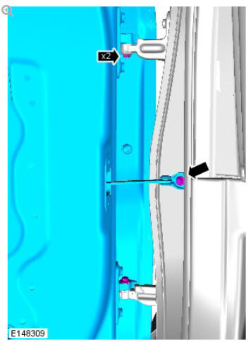 Body closures front door (G1785716) removal and installation
