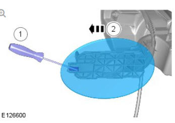 Body closures fuel filler door assembly (G1393672) removal and installation