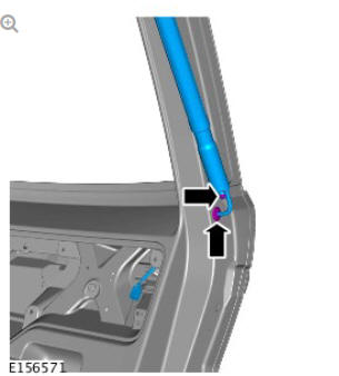 Body closures liftgate (G1785717) removal and installation