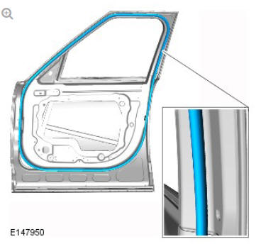 Body closures front door (G1785716) removal and installation