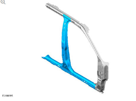 Side panel sheet metal repairs rocker panel and B pillar inner (G1770926) - Removal