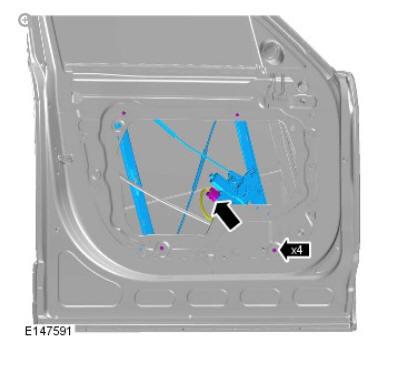Body closures front door (G1785716) removal and installation